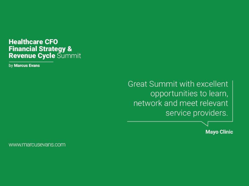 Healthcare CFO, Financial Strategy & Revenue Cycle Summit